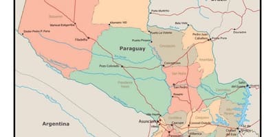 ನಕ್ಷೆ ಪರಾಗ್ವೇ