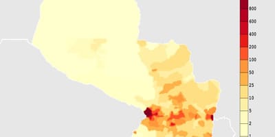 ನಕ್ಷೆ ಪರಾಗ್ವೇ ಹವಾಮಾನ